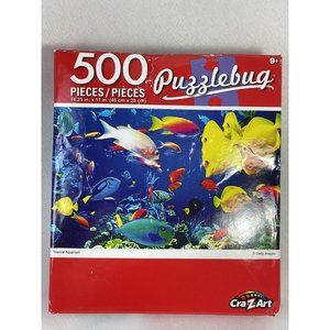 500 Pieces Jigsaw Puzzle 9+ Puzzlebug FISH Cra-Z-Art 18.25x 11 Inches Sealed